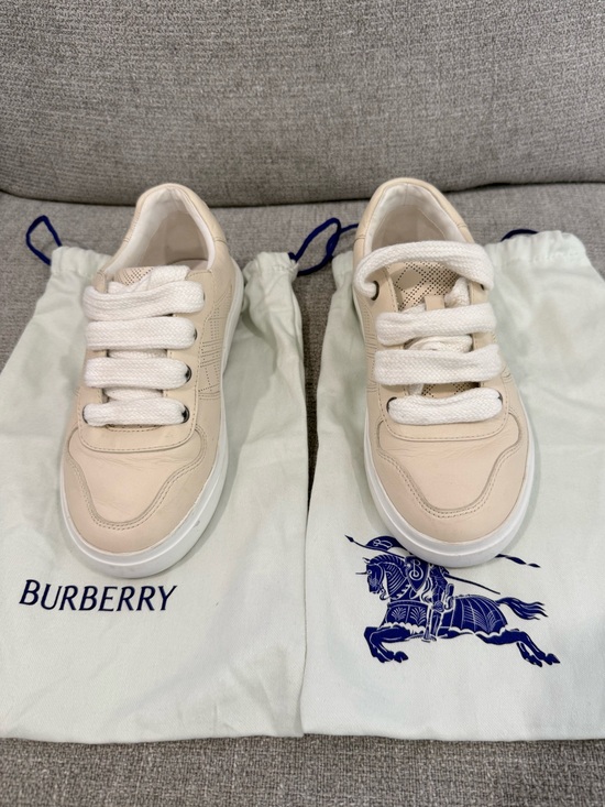Burberry Other - Burberry Kids Noah Trainers in Beige